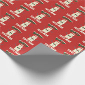 Softy das Tofu-Mann-vegane Geschenkpapier (Ecke)