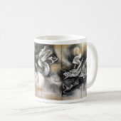 Soga Nichokuan Dragon und Tiger Kaffeetasse (VorderseiteRechts)