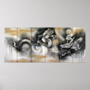 Soga Nichokuan Dragon und Tiger Poster