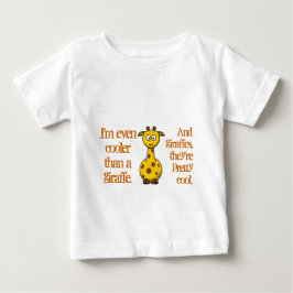 Sogar Babys sind cool; Cool als Giraffen Baby T-shirt