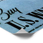 Sogar ein bisschen kann jetzt viel helfen! US-Krie Poster (Ecke)