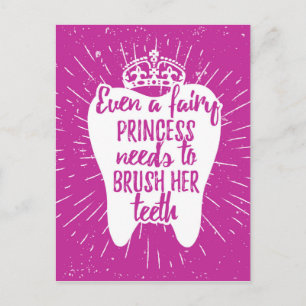 Sogar eine leidenschaftliche Prinzessin muss sich  Postkarte