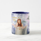 Sogar Engel brauchen Kaffee-Tasse Tasse (Zentrum)