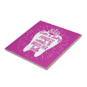 Sogar feenhafte Zähne Prinzessin-Needs To Brush Fliese (Seite)