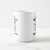 "Sogar Hexen brauchen Kaffee" Witze Kaffeetasse (Mittel)