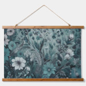 Sogar Hippies bekommen die Blues Wandteppich Mit Holzrahmen (Vorne)