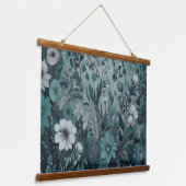 Sogar Hippies bekommen die Blues Wandteppich Mit Holzrahmen (Gewinkelt)