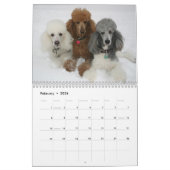 Sogar Hunde nehmen Zeit, die Blumen zu riechen Kalender (Feb 2026)