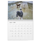 Sogar Hunde nehmen Zeit, die Blumen zu riechen Kalender (Mär 2027)