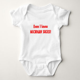 Sogar ich kenne IST ZUM KOTZEN MICHIGAN! Baby Strampler
