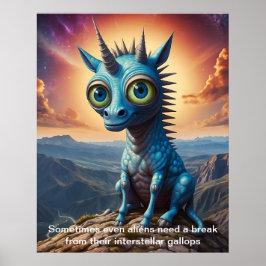 Sogar in einer Galaxie weit weg bin ich immer noch Poster