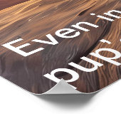 Sogar in einer Galaxie weit weg bin ich immer noch Poster (Ecke)