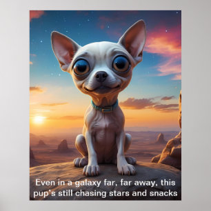 Sogar in einer Galaxie weit weg bin ich immer noch Poster