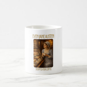 Sogar Jane Austen machte für Kaffee Mug halt Kaffeetasse