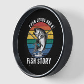 Sogar Jesus hatte den Bassfisch aus der Fischgesch Uhr (Winkel)