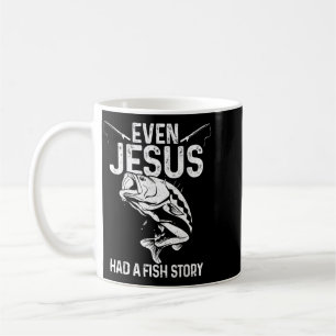 Sogar Jesus hatte eine Fischgeschichte Lustiger An Kaffeetasse