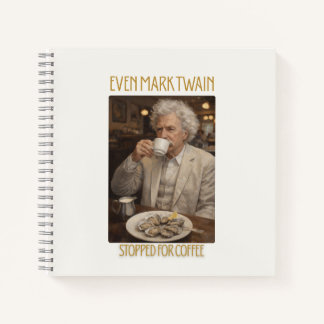 Sogar Mark Twain machte hier Station für einen Kaf Notizblock