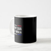 Sogar mein Hund hasst Kamala Harris 2024 amerikani Kaffeetasse (Vorderseite Links)