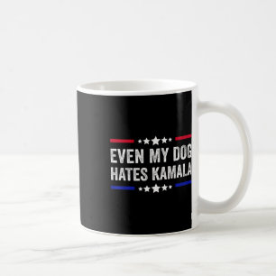 Sogar mein Hund hasst Kamala Harris 2024 amerikani Kaffeetasse