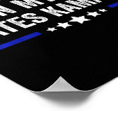 Sogar mein Hund hasst Kamala Harris 2024 amerikani Poster (Ecke)