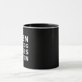 sogar mein Hund hasst Putin Tasse (Zentrum)