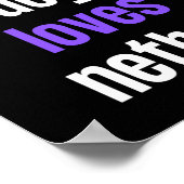 Sogar mein Hund Liebe Netball. Poster (Ecke)