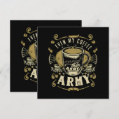 Sogar mein Kaffee ist stärker als die Armee (Vorne/Hinten)