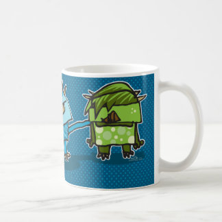 Sogar Monster erhalten traurige Tasse