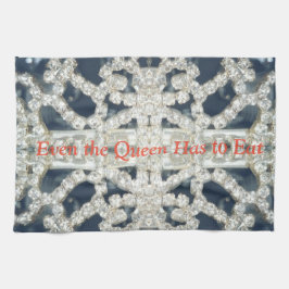 Sogar muss die Königin Schalentuch essen Handtuch