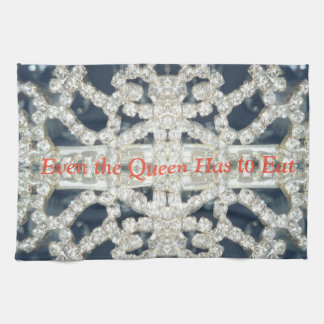 Sogar muss die Königin Schalentuch essen Handtuch