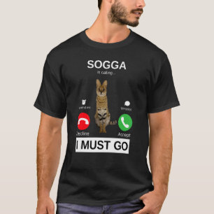 Sogga ruft Karakal Katzen-Meme T-Shirt