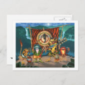 Soggy Bottom Dart Club Postkarte (Vorne/Hinten)