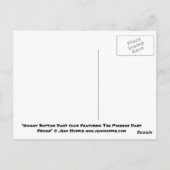 Soggy Bottom Dart Club Postkarte (Rückseite)