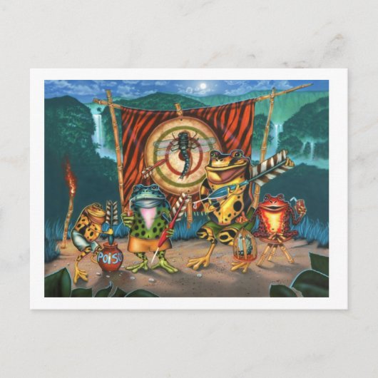 Soggy Bottom Dart Club Postkarte (Vorderseite)