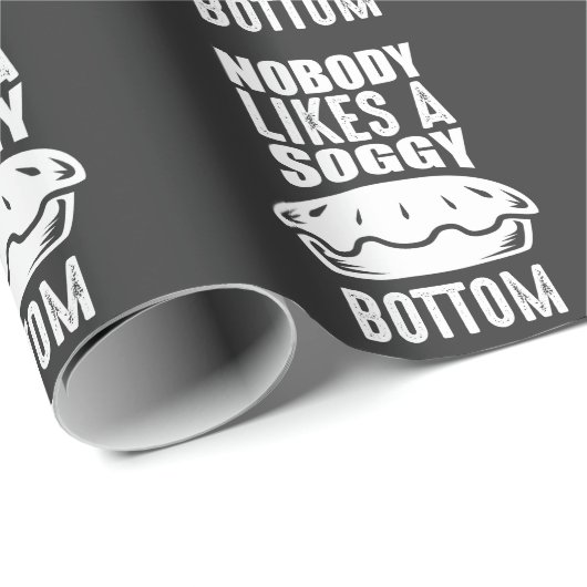 Soggy bottom Great British Backpuff Geschenkpapier (Rolleneckpunkt)