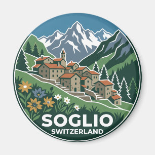 Soglio Schweiz Magnet