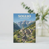 Soglio Schweiz Postkarte (Stehend Vorderseite)