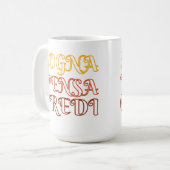 Sogna, Pensa, Credi Kaffeetasse (Vorderseite Links)