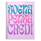 Sogna Pensa Credi Notizblock (Vorderseite)