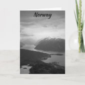 Sognefjord, Norwegen Karte (Vorderseite)