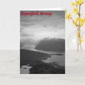 Sognefjord, Norwegen Karte (Gelbe Blume)