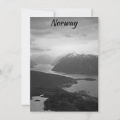 Sognefjord, Norwegen-Karte (Vorderseite)