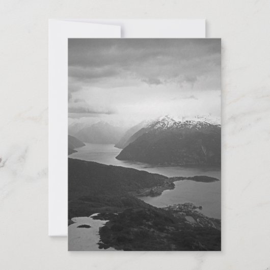 Sognefjord, Norwegen-Karte (Vorderseite)