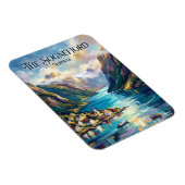 Sognefjord Norwegen Magnet (Rechte Seite)