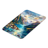 Sognefjord Norwegen Magnet (Linke Seite)