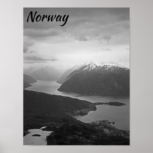 Sognefjord, Norwegen Poster (Vorne)