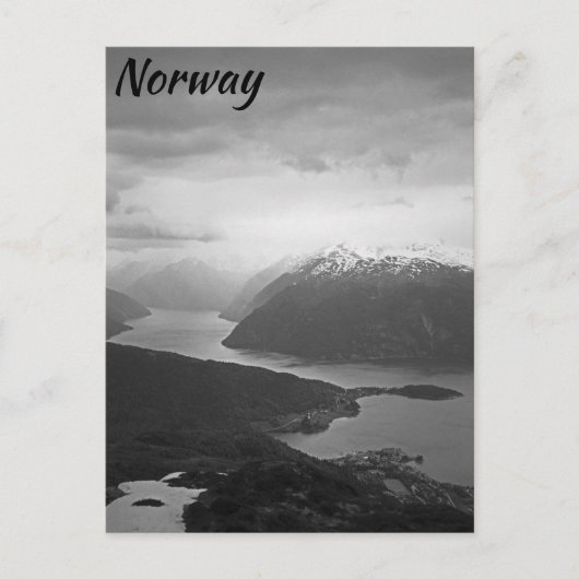 Sognefjord, Norwegen Postkarte (Vorderseite)