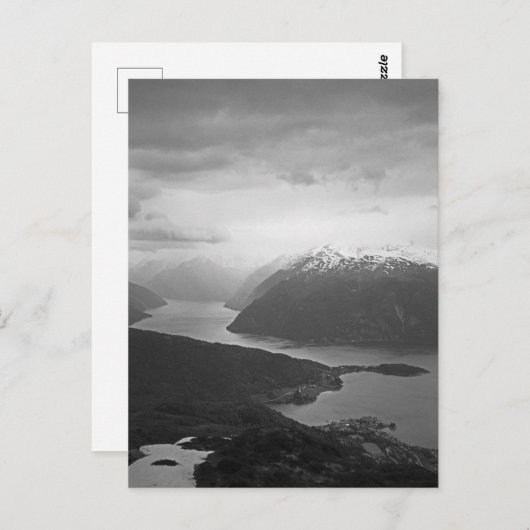 Sognefjord, Norwegen Postkarte (Vorne/Hinten)