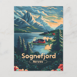 Sognefjord Norwegen Postkarte