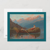 Sognefjord Rowing auf dem Fjord Postkarte (Vorne/Hinten)